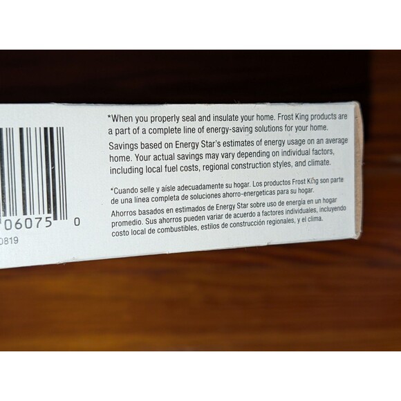 Frost King Indoor Window Insulation Shrink Kit 3 Pack 42 x 62 Extra Strength NIB - Picture 9 of 12